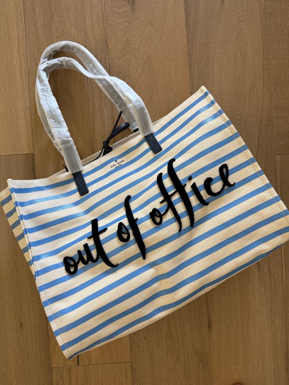 RARE New Kate Spade Out of Office Sam California Dreaming Beach Travel Tote